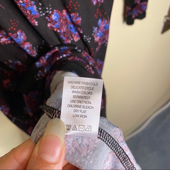 NEW ELLOS 3/4 Sleeve Floral Tunic Sz 10 - Picture 6 of 7